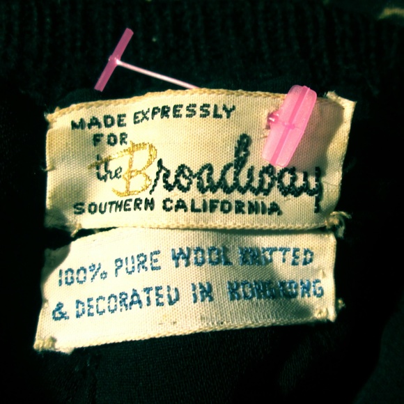 The Broadway Vintage Black Sequin Cardigan Size M - Picture 6 of 6